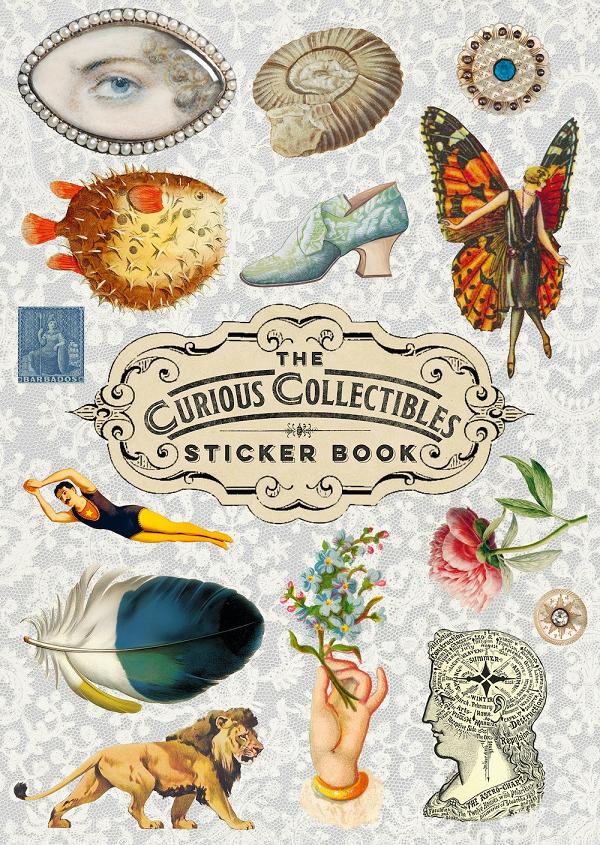 Curious Collections Sticker Book TP cover by Grace Wilmshurst