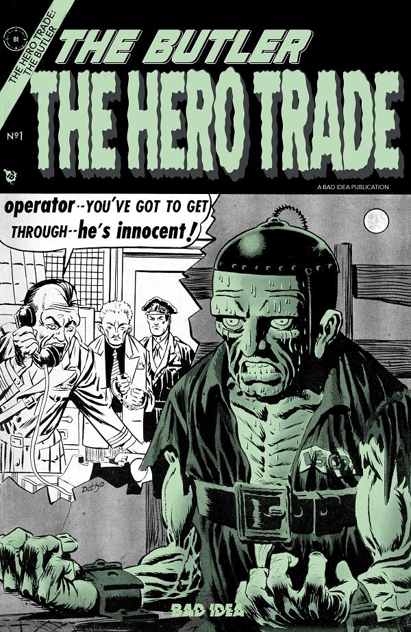 Hero Trade The Butler #1 variant cover by Steve Ditko