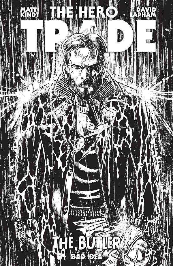 Hero Trade The Butler #1 variant cover by David Lapham