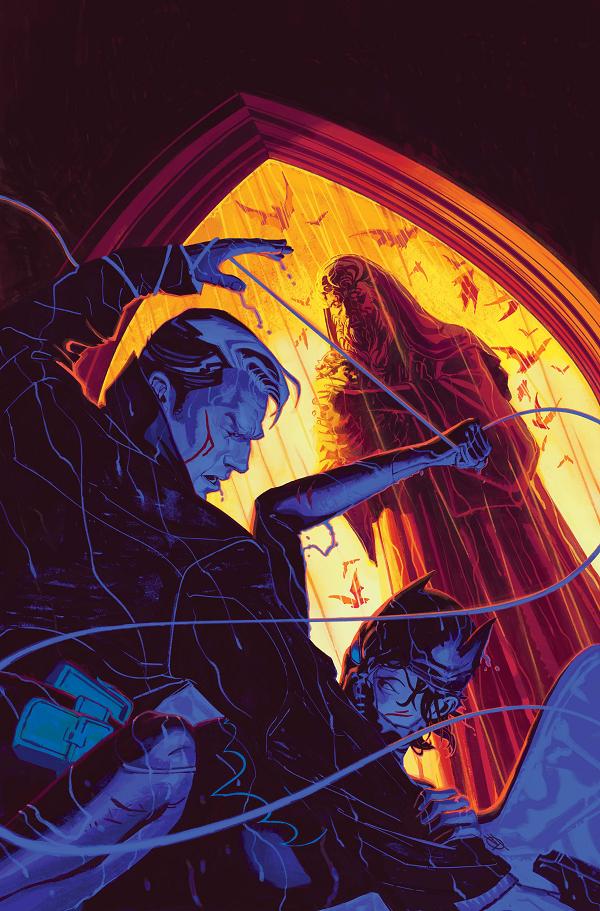 Batgirl #27 cover by David Talaski