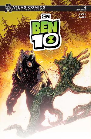 Ben 10 #8 CVR H CVR H ROBERT CAREY ATLAS EDITION SIGNED BY JOE CASEY cover
