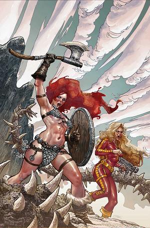 Red Sonja Barbarella #3 CVR J CVR J INC 1:15 DIEGO YAPUR VIRGIN cover