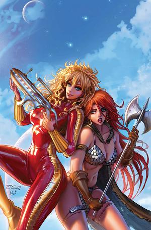 Red Sonja Barbarella #3 CVR K CVR K INC 1:20 COLLETTE TURNER VIRGIN cover