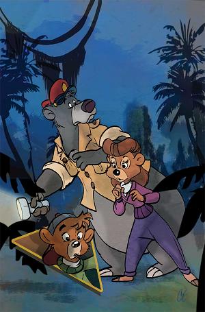 Talespin #6 CVR G CVR G INC 1:7 CAT STAGGS VIRGIN cover