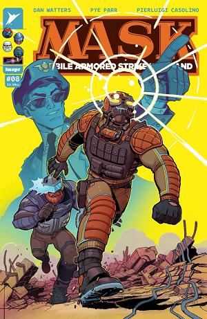 Mask #8 CVR B CVR B NICK BRADSHAW & JIM CHARALAMPIDIS cover