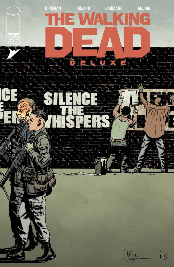Walking Dead Deluxe #152 variant cover by Charlie Adlard