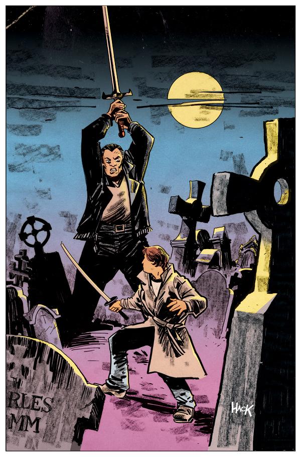 Highlander The Original Screenplay #2 variant cover by Robert Hack