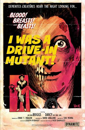 Monstervision Featuring Joe Bob Briggs And Darcy #1 CVR F CVR F ROBERT HACK METAL PREMIUM cover