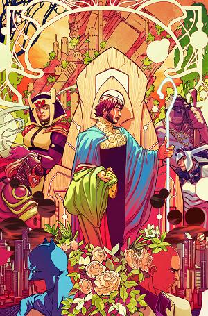 Dc All In Saga The New Gods #1 CVR A NIMIT MALAVIA cover