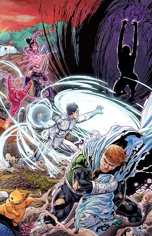 Green Lantern Corps #24 CVR A FERNANDO PASARIN & OCLAIR ALBERT CONNECTING (GREEN LANTERN FIRST LIGHT) cover