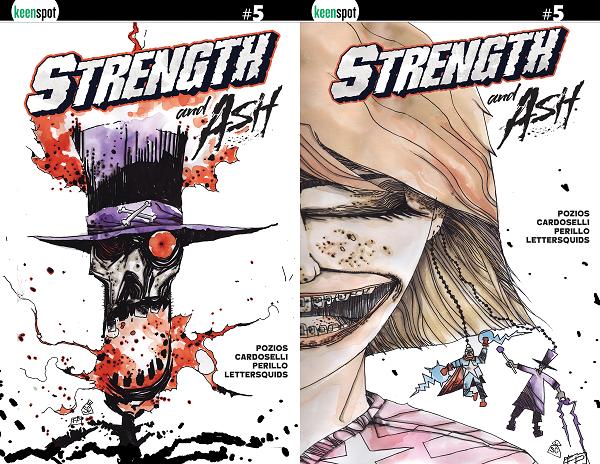 Strength & Ash #5 variant cover by Stefano Cardoselli
