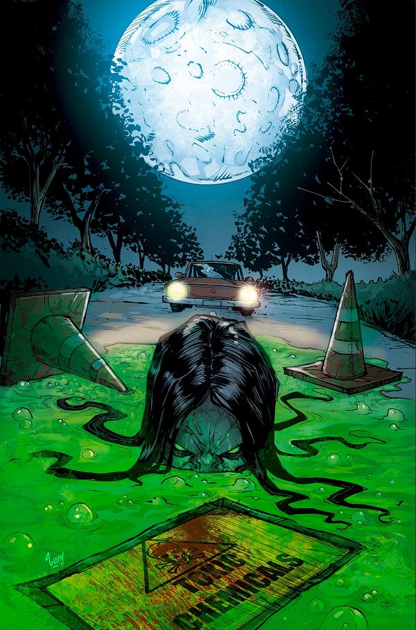 Dead Stop #4 cover by Damien Worm