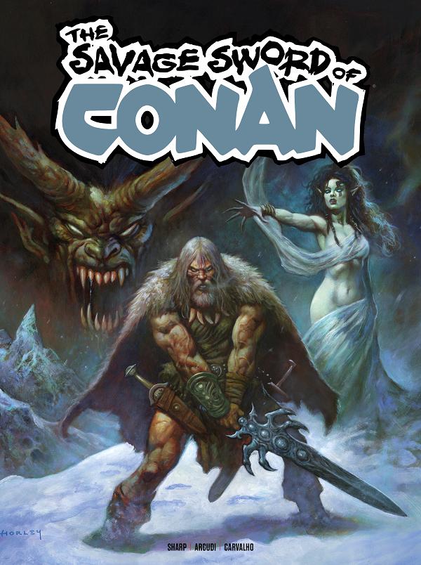 Savage Sword Of Conan #18 cover by Alex Horley
