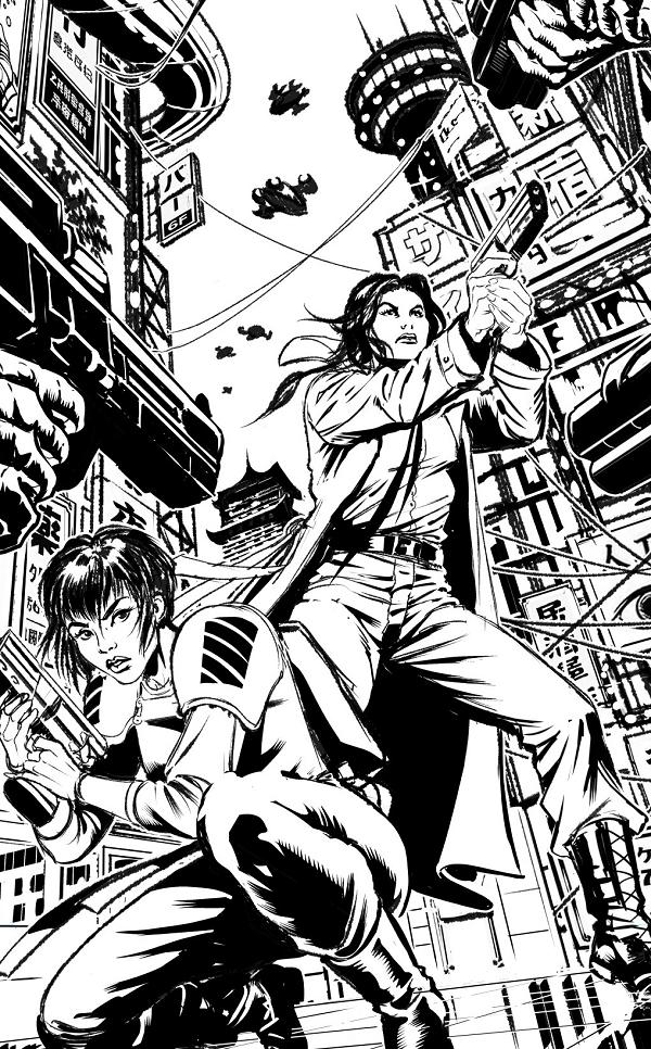 Blade Runner Tokyo Nexus Die With Honor #3 variant cover by Maria Laura Sanapo
