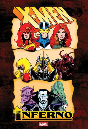 X-Men: Inferno Omnibus Silvestri/Blevins/Simonson Headshots Cover