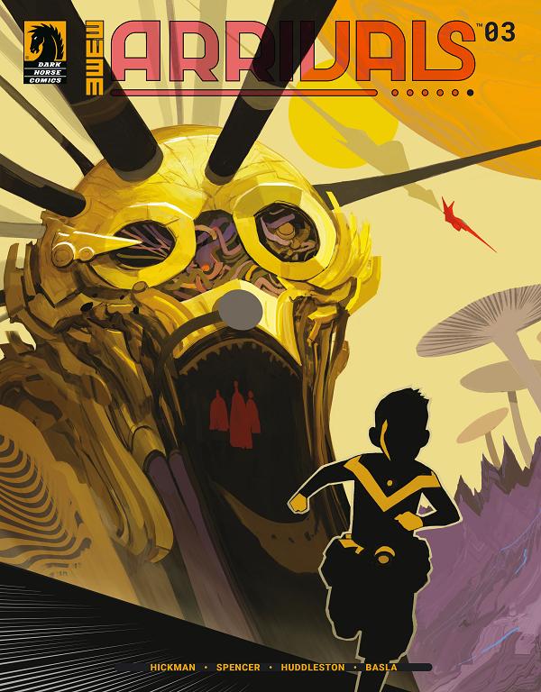 Arrivals #3 cover by Mike Huddleston