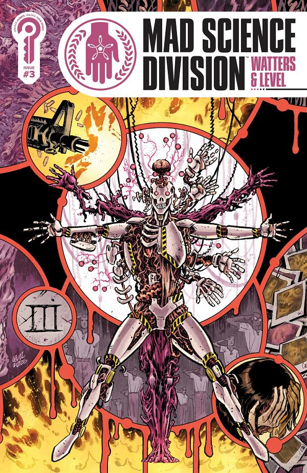 Mad Science Division #3 cover by Brian Level