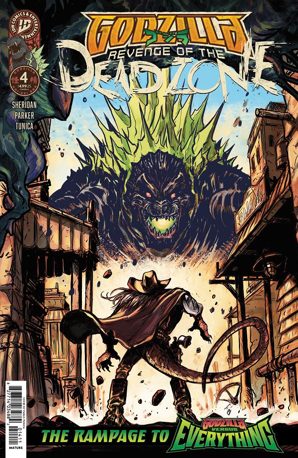 Godzilla: Revenge Of The Deadzone #4 cover by Pablo Tunica