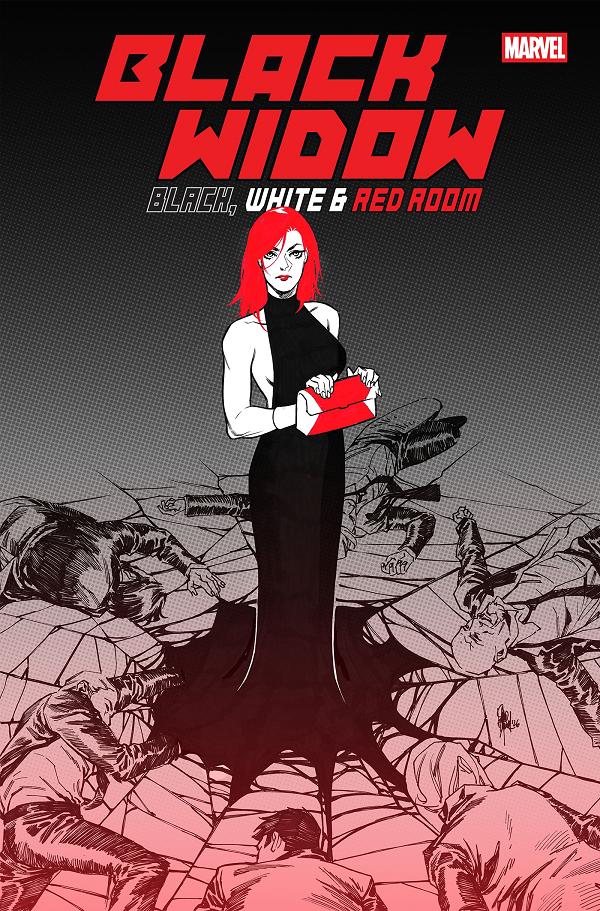 Black Widow: Black, White & Red Room #2 cover by Elena Casagrande