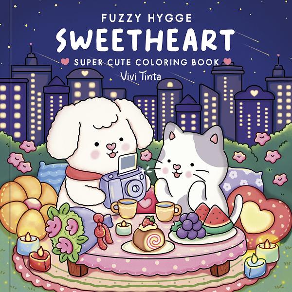 Fuzzy Hygge: Sweetheart Coloring Book #1 cover
