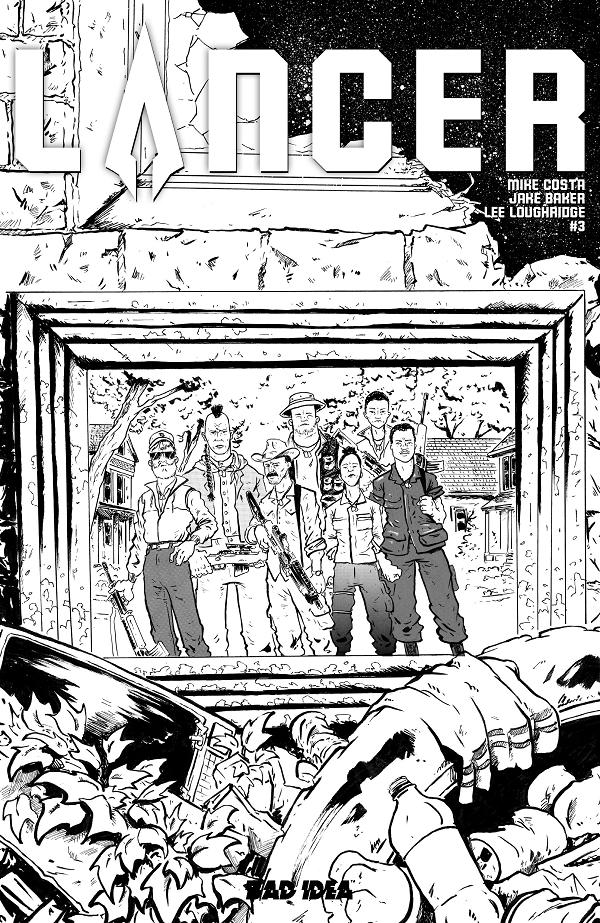 Lancer #3 variant cover by Jake Baker