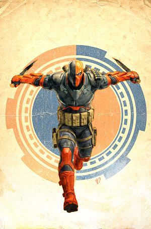 Deathstroke The Terminator #11 CVR C CVR C ARIEL OLIVETTI CARD STOCK cover