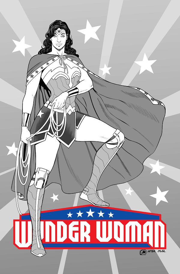 Wonder Woman #41 variant cover by Daniel Sampere