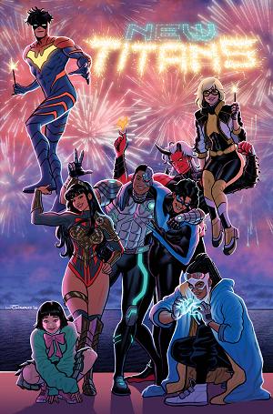 New Titans #43 CVR B CVR B JOE QUINONES CARD STOCK cover