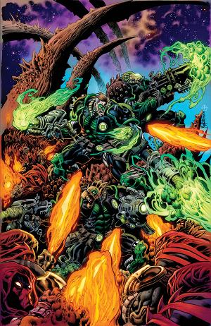 Green Lantern Doomed Cosmos #1 CVR A KYLE HOTZ cover
