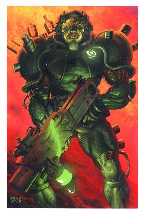 Green Lantern Doomed Cosmos #1 CVR C (OF 6) CVR C STEVE BEACH CARD STOCK cover