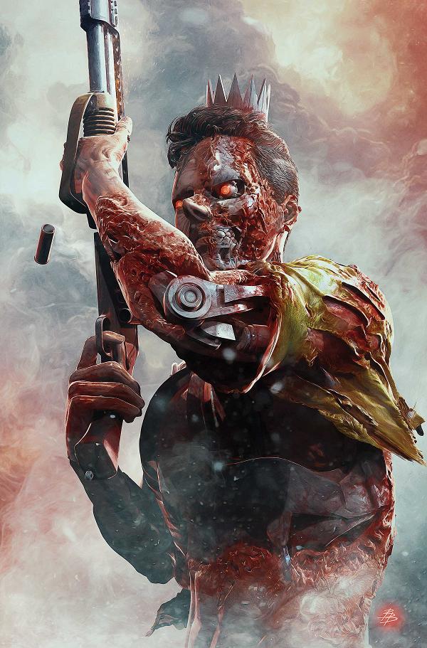 Archie Vs The Terminator #4 variant cover by Bjorn Barends