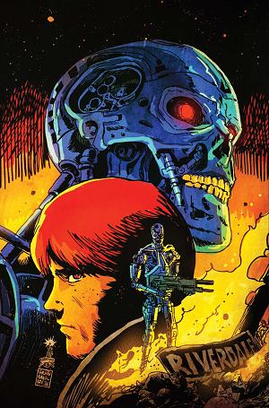 Archie Vs The Terminator #4 CVR J CVR J INC 1:20 FRANCESCO FRANCAVILLA VIRGIN cover
