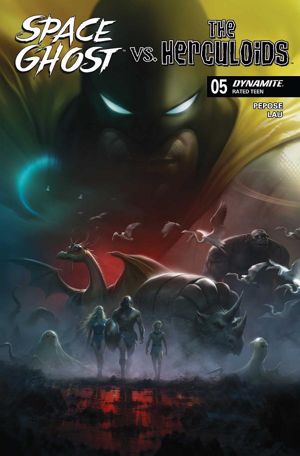 Space Ghost Vs The Herculoids #5 cover by Francesco Mattina