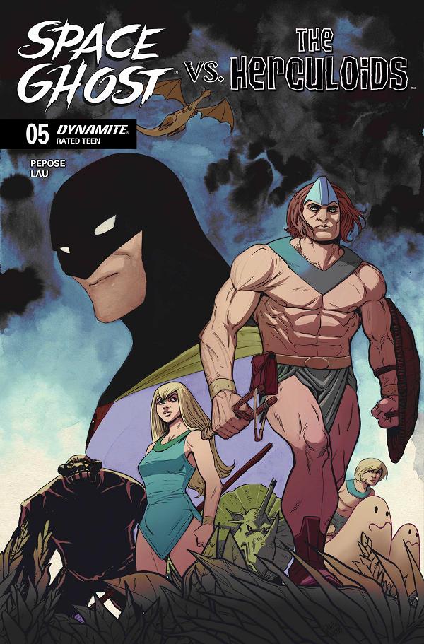 Space Ghost Vs The Herculoids #5 variant cover by Drew Moss
