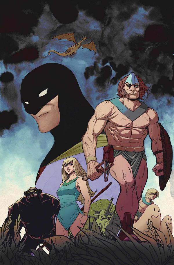 Space Ghost Vs The Herculoids #5 variant cover by Drew Moss