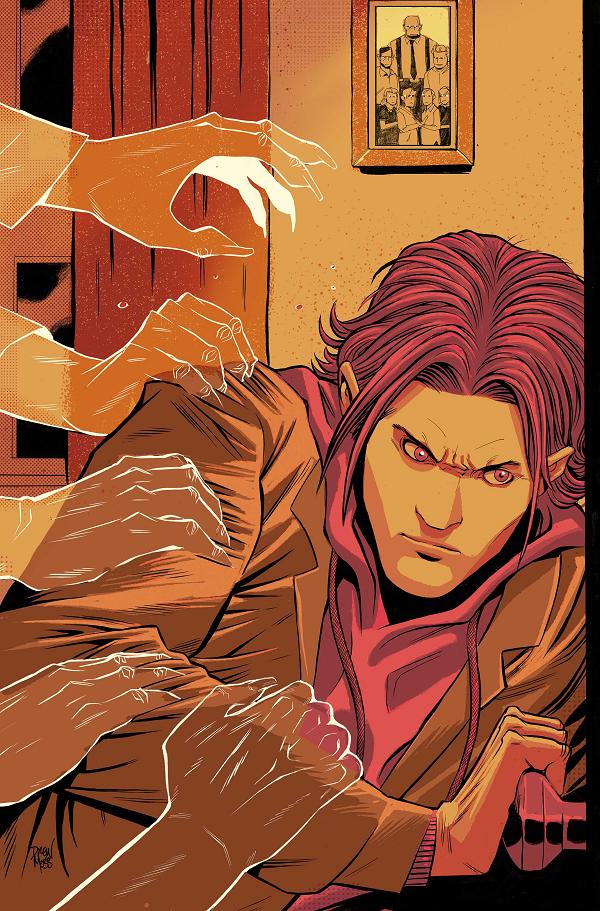 Supernatural Sam Winchester #4 variant cover by Drew Moss