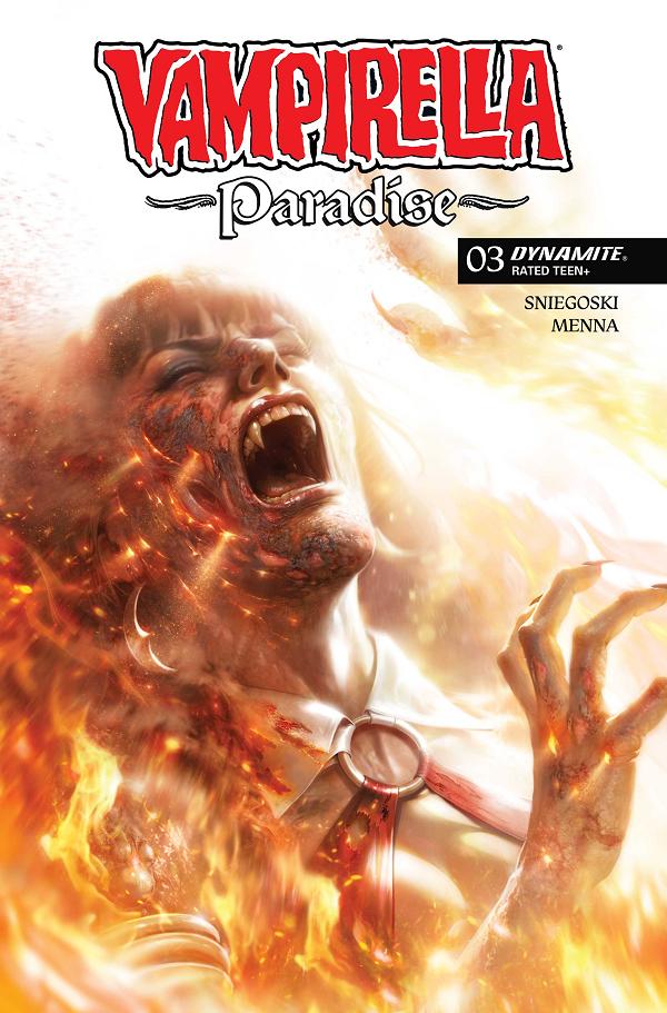 Vampirella Paradise #3 cover by Francesco Mattina