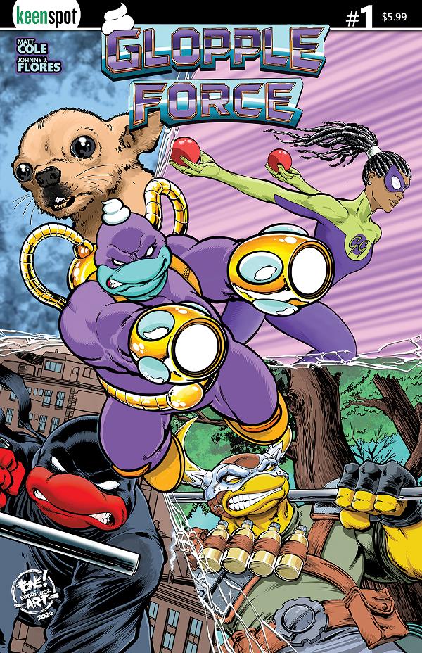 Glopple Force #1 variant cover by Tone Rodriguez