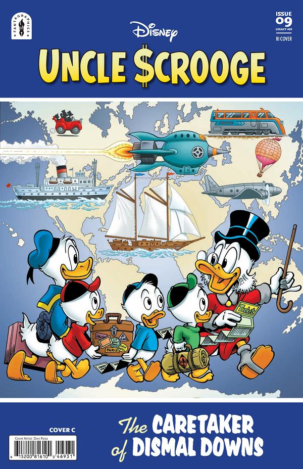 Uncle Scrooge Legacy #469 variant cover by Don Rosa