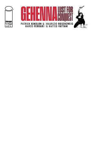 Gehenna Lust For Conquest #1 CVR G (OF 4) CVR G BLANK SKETCH cover