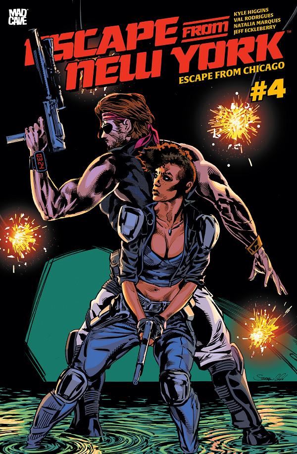 Escape From New York Escape From Chicago #4 cover by Stephen Mooney