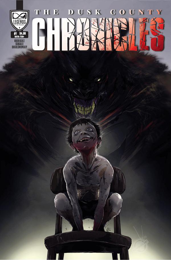 Dusk County Chronicles #1 variant cover by MJ Hiblen