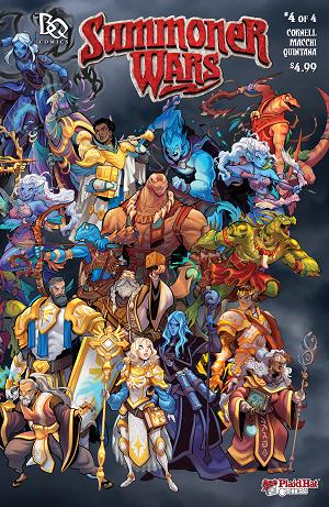 Summoner Wars #4 CVR B (OF 4) CVR B MARTIN ABEL GROUP ART cover
