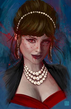 Vampire The Masquerade Wake In Hate #3 CVR E (OF 4) CVR E ZU ORZU VIRGIN CARDSTOCK cover