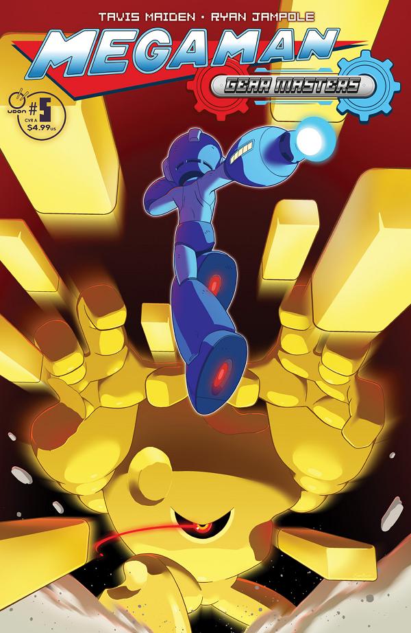 Mega Man Gear Masters #5 cover by Ryan Jampole