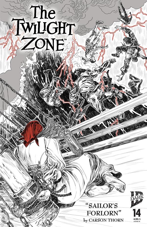 The Twilight Zone #14 variant cover by Savanna Mayer