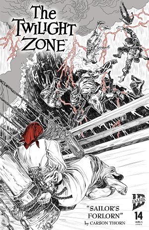 The Twilight Zone #14 Variant RI (10) (Mayer) [1:10] cover