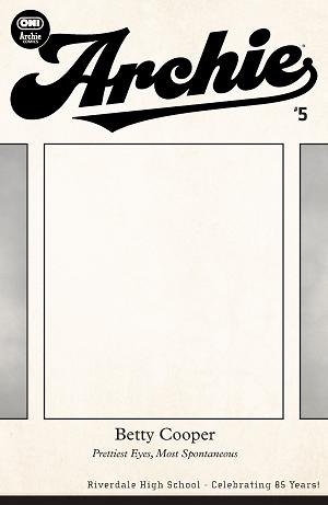 Archie #5 Cover C Betty Yearbook Sketch Var cover