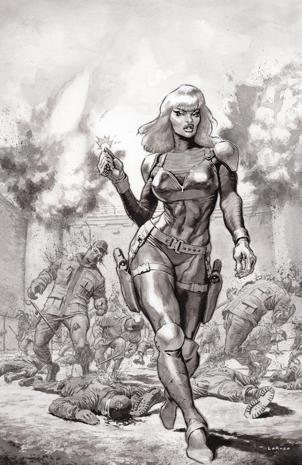 Fort Psycho #6 variant cover by Lewis LaRosa