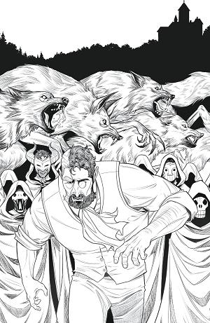 Prometheus Graft: The Slayings At Death's End #2 Cover C Caitlin Yarsky B&W 1:10 Var [1:10] cover